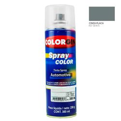 SPRAY AUTOMOTIVO CINZA PLACA LAZZUDUR - Casa do Viana