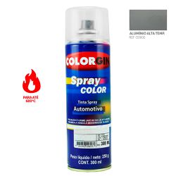 SPRAY AUTOMOTIVO ALUMINIO ALTA TEMPERATURA LAZZUDU - Casa do Viana