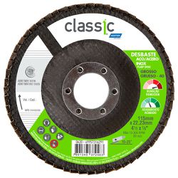 FLAP FIBRA R801 INOX CLASSIC GRÂO 40 - Casa do Viana