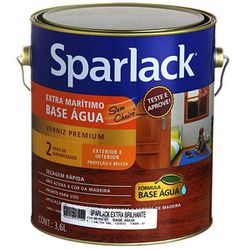 VERNIZ MARITIMO BRILHANTE INCOLOR 3,6L BASE AGUA S... - Casa do Viana