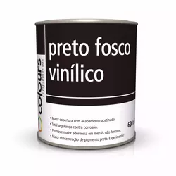 PRETO FOSCO VINILICO 600ML MAXI RUBBER - Casa do Viana