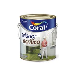 Selador Acrílico Coral 3,6L - Casa Fácil Materiais Para Construção