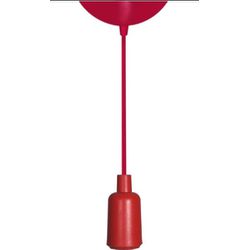 Pendente Soft Vermelho UT15-19 - Utron - Casa Fácil Materiais Para Construção