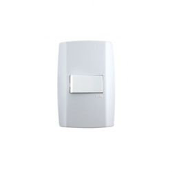 Ilumi Slim Conjunto 1 Interruptor Simples c/ Placa... - Casa Fácil Materiais Para Construção