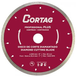 Disco Diamantado 8 - 200MM Zapp 200 Plus - Cortag - Casa Fácil Materiais Para Construção