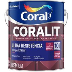 Coralit Ultra Resistência Alto Brilho 3,6 L - Casa Fácil Materiais Para Construção