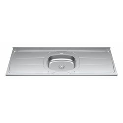 PIA INOX 150X53 CM PLUS - GHELPLUS - Casa Fácil Materiais Para Construção