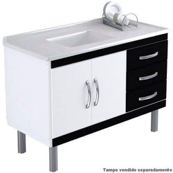 GABINETE COZ AJ RORATO MAD MUNIQUE 116,2CM TEXTURA... - Casa Fácil Materiais Para Construção