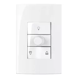 Sleek Branco Conjunto Controle Ventilador C/ Inter... - Casa Fácil Materiais Para Construção