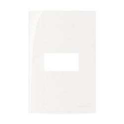 Sleek Branco Placa 4x2 1 Posto Sem Suporte - Margi... - Casa Fácil Materiais Para Construção