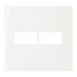 Sleek Branco Placa 4x4 2 Postos Sem Suporte - Marg... - Casa Fácil Materiais Para Construção