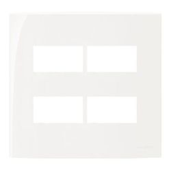 Sleek Branco Placa 4x4 4 Postos Sem Suporte - Marg... - Casa Fácil Materiais Para Construção