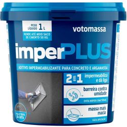 Aditivo Impermeabilizante Imperplus 1L - Votoran - Casa Fácil Materiais Para Construção