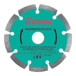 Disco Diamantado 4.1/2 Segmentado Eco - Cortag - Casa Fácil Materiais Para Construção