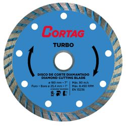 Disco Diamantado Turbo 7 - Cortag - Casa Fácil Materiais Para Construção