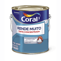 Tinta Acrílica Coral Rende Muito 3,6 L - Casa Fácil Materiais Para Construção