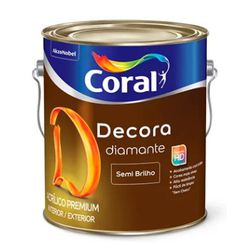 Coral Decora Acrílico Premium Diamante 3,6L - Casa Fácil Materiais Para Construção