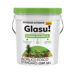 Tinta Glasu Acrílico Fosco Máxima Eficiência Stand... - Casas Jardim 