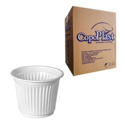 Copo Plástico Para Café Branco Ps 50ml Copoplast (... - Casem Embalagens