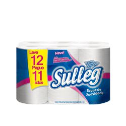 Papel higiênico Folha Simples 60M Sulleg - Leve 12... - Casem Embalagens