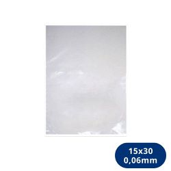 Saco Plástico PE BD 15x30cm - 1Kg - 130 - Casem Embalagens