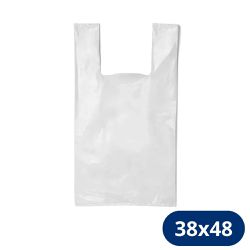Sacola Plástica Simples 38x48cm Rioplastic - Pacot... - Casem Embalagens