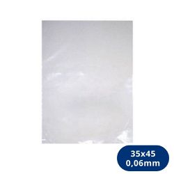 Saco Plástico Transparente BD 35x45 Espessura 0,06... - Casem Embalagens