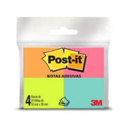 Notas Adesivas Post-it Tropical 50x38mm 3M - 200 f... - Casem Embalagens