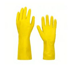 Luva Amarela para Limpeza Grande Inoven - 1 Par - ... - Casem Embalagens