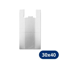 Sacola Plástica Simples 30x40cm Casem - Pacote com... - Casem Embalagens