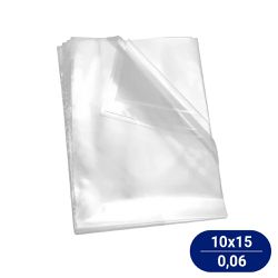Saco Plástico PP Transparente 10X15cm Micra 0,006m... - Casem Embalagens