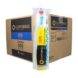 Copo Plástico Descartável PP 770ml Copobras (500 u... - Casem Embalagens