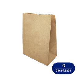 Saco De Papel Kraft Sos Liso g Delivery Pluma (50 ... - Casem Embalagens