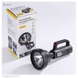 Lanterna USB Recarregável Holofote LED Portátil Su... - CASTRO SHOP