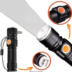 Mini Lanterna Profissional Tática Led T6 Recarrega... - CASTRO SHOP