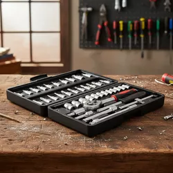 Kit Chaves Jogo Catraca Reversível Soquetes 46 Peç... - CASTRO SHOP