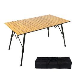 Mesa de Alumínio Dobrável Portátil 120 x 70cm Camp... - CASTRO SHOP
