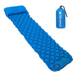 Colchão Inflável Ultra Leve com Almofada e Bomba E... - CASTRO SHOP