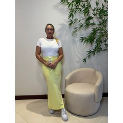 Conjunto Saia Amarela Bruna - Catharina Ruffim