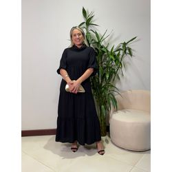 Vestido Kassi Preto Preto - Catharina Ruffim