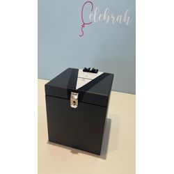 Caixa Cofre Hora da Gravata Casamento - CELEBRAH ARTIGOS PARA FESTAS