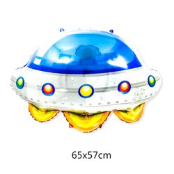 Balão Disco Voador Metalizado 4D - CELEBRAH ARTIGOS PARA FESTAS