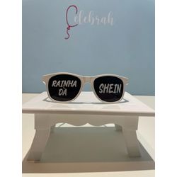 Óculos personalizado Branco para Festas estilo WF ... - CELEBRAH ARTIGOS PARA FESTAS
