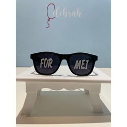 Óculos Personalizado para Festas preto estilo WF R... - CELEBRAH ARTIGOS PARA FESTAS