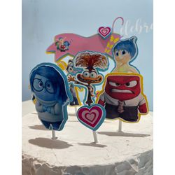 Topo de Bolo Tema Divertidamente - Aniversário - CELEBRAH ARTIGOS PARA FESTAS
