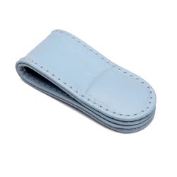 Clip Organizador Para Cabo De Dados Couro Azul Bebe - Cellway