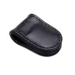 Clip Organizador Para Fone De Ouvido Couro Preto - Cellway