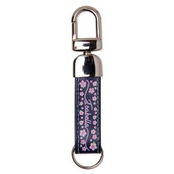 CHAVEIRO COURO NOME HOOK FEMININO AZUL - Cellway