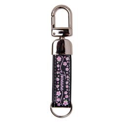 CHAVEIRO COURO NOME HOOK FEMININO PRETO - Cellway