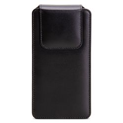 CAPA PARA CELULAR COURO CLIP CINTO PREMIUM P 14,5X7X1,5CM PR... - Cellway